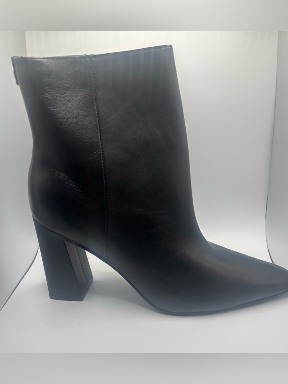 Nine West Reraye Women’s Block Heel Ankle Boots Black Size 9.5
